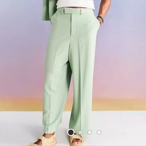 ASOS wide leg mint green pant size 36x32
